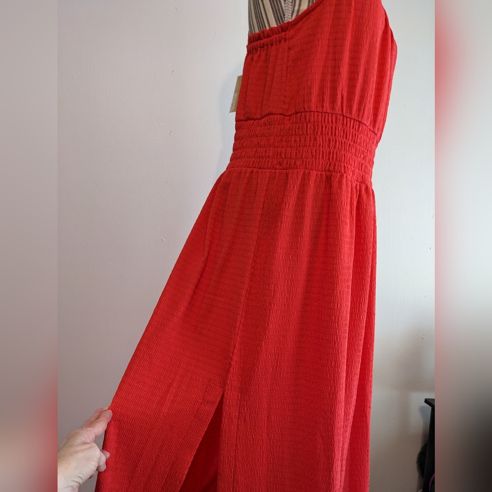Michael Kors summer maxi slit cross straps dress nwt - Picture 5 of 15